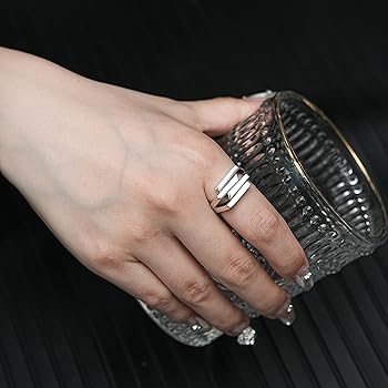 Amazon | [Yooping] シルバー925 リング フリーサイズ 指輪 おしゃれ